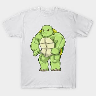 Turtle as Bodybuilder with Six pack T-Shirt